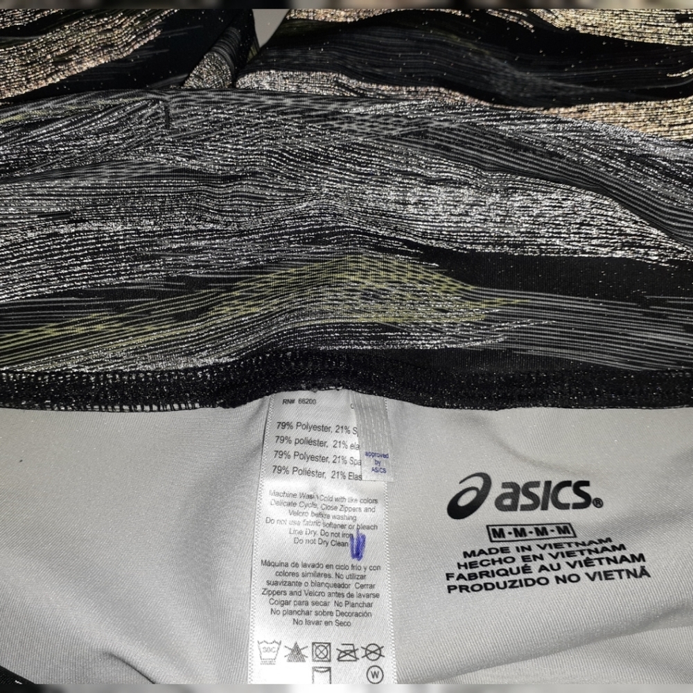 Asics Sport Run Knee Graphic Print Tights - Picture 8 of 8
